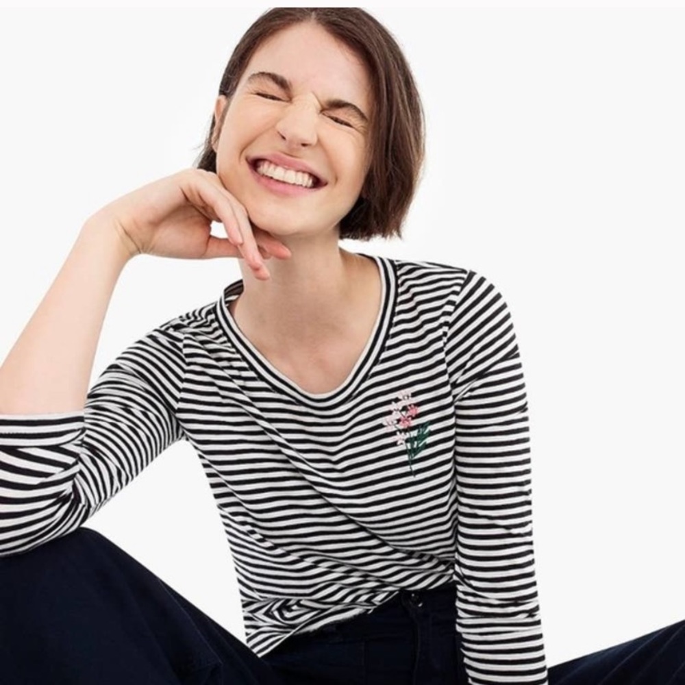 Abigail Borg for J. Crew 3/4 tee